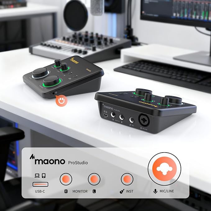 MAONO USB Audio Interface Bundle: Interface - Image 5