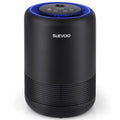 Air Purifiers for Bedroom Pets Smokers in Home, 450 Ft² H13 True HEPA Filter Air Cleaner, Effectively Clean 99.97% Smoke, Dust, Pollen, Pet Dander, Black