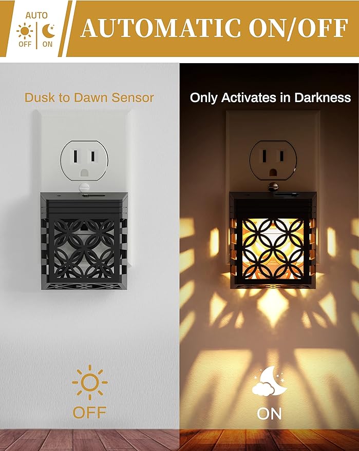 DORESshop Plug in Night Light, Night Lights Plug Into Wall, Dusk to Dawn Sensor - Image 3