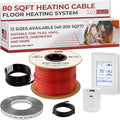 LuxHeat 80sqft Floor Heating Cable Kit - 240v Radiant Floor Heat System - by LuxHeat