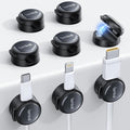 8Pack Magnetic Cord Organizer Cable Clips by Lamicall