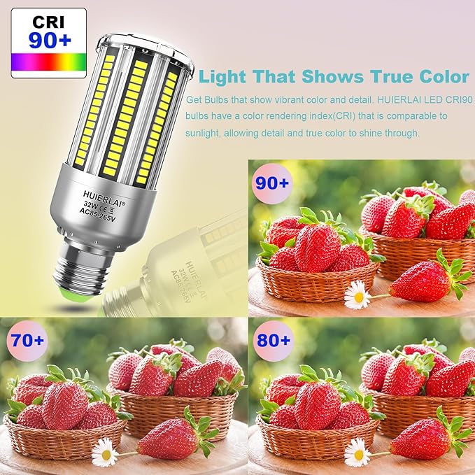Radar Motion Sensor LED Light Bulbs, 32W Daylight White 6000K 4000LM Auto - Image 7