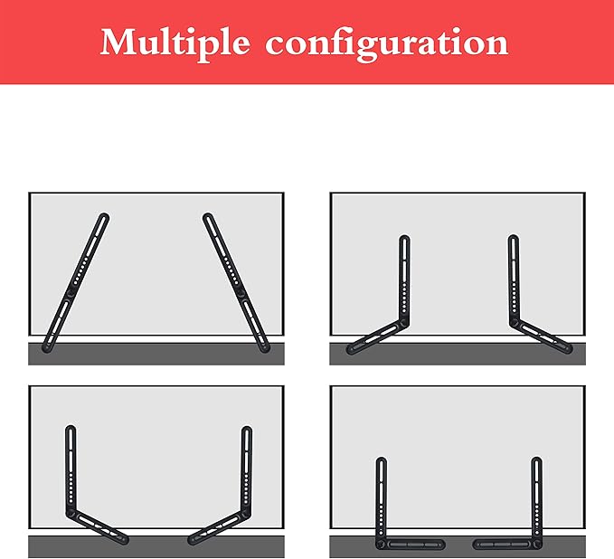 Dynavista Soundbar Mount Sound Bar TV Bracket - Image 5