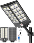 Gefolly SL-6200W Solar Street Light Outdoor 620000LM Wide Angle Commercial by GefollyLight