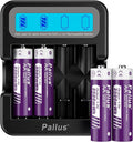 Pallus Lithium AA Rechargeable Batteries by Pallus