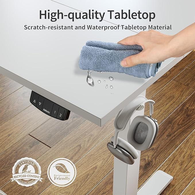 Agilestic Electric Standing Desk 40 x 24 Inches, Height Adjustable Desk - Image 5