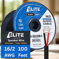 Elite 16/2 Speaker Wire 100ft, UL Listed, by InfinityCableProducts