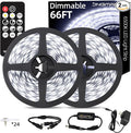 JNGMAIR 66ft LED Strip Lights by JNGMAIR