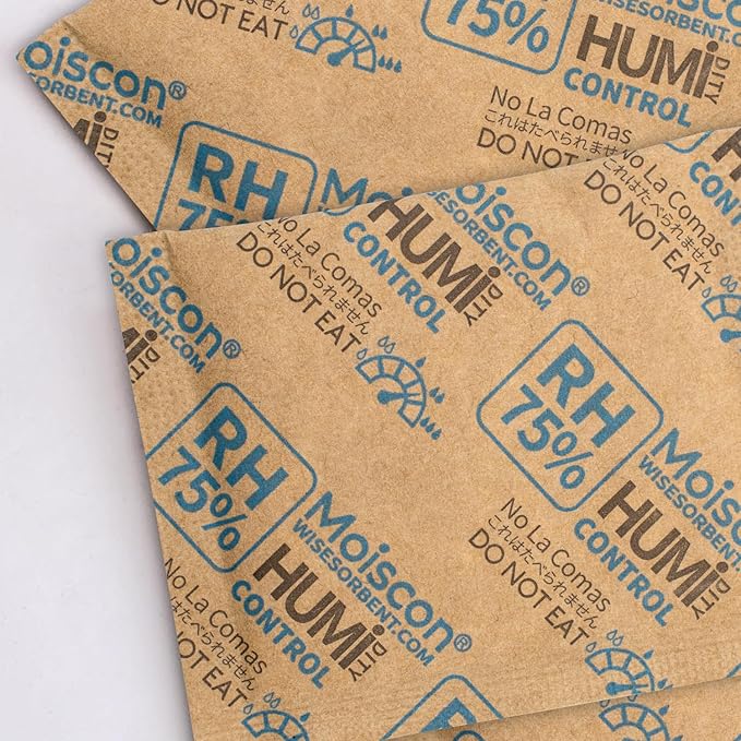 Wisesorb 75% RH 8 Gram 60 Pack Two-Way Humidity Control Packs - Image 9