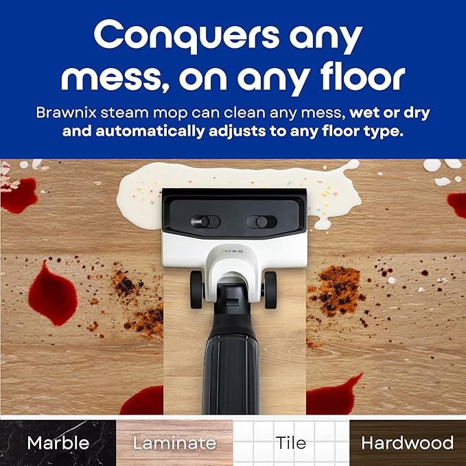 BRAWNIX Wet Dry Vacuum and Mop for Hard Floors | Digital Display | Great for - Image 3