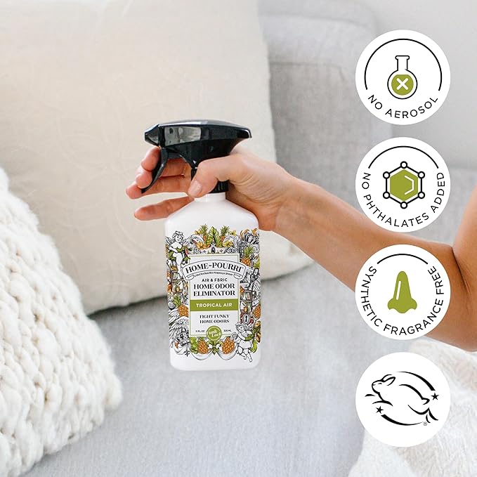 Home-Pourri Air + Fabric Multi-Purpose Odor Freshener Spray, Tropical Air - Image 7