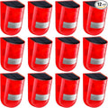Qualirey 12 Pack Solar Sound and Light Alarm Motion Sensor 129db Outdoor by Acomfortablehomestartshere