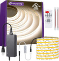 HitLights White COB LED Strip Lights Kit 4000K, Dimmable Tape Light by HitLights