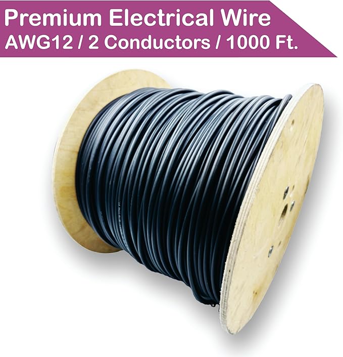 NATIONAL Wire & Cable – 12 AWG 2-Conductor Premium Copper Wire, 1000 ft - Image 2