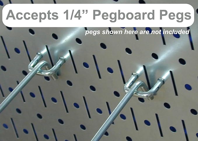 Wall Control Pegboard Organizer 4 ft. Metal Standard Tool Storage Kit - Image 6