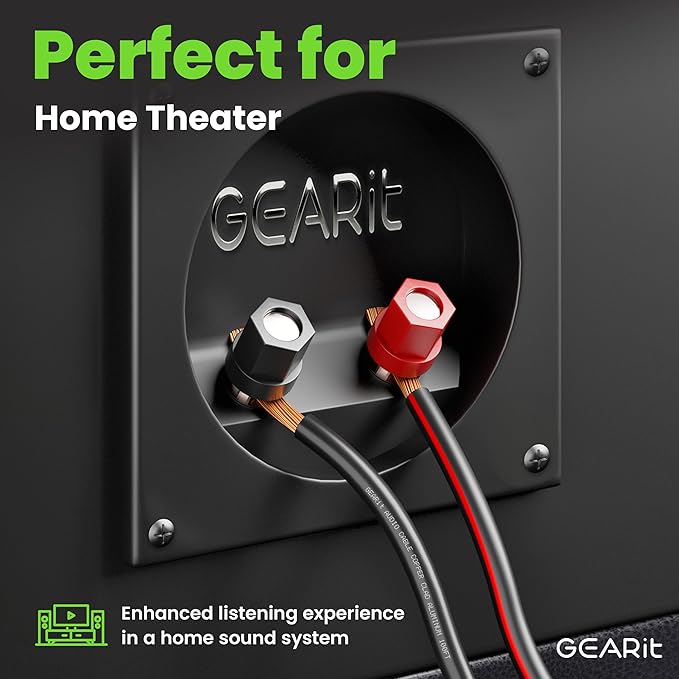 Speaker Wire 16 Gauge, GearIT Pro Series 16/2 AWG Speaker Cable Great Use - Image 3
