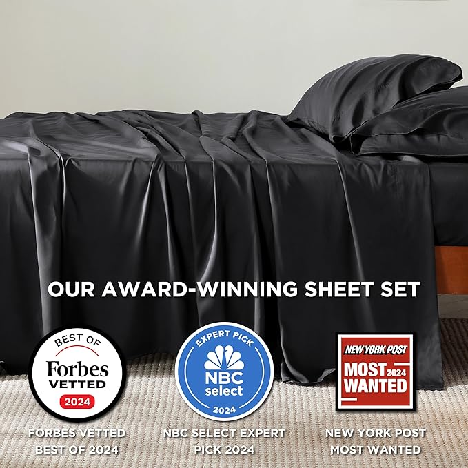 Bedsure Queen Sheets, Rayon Derived from Bamboo, Queen Cooling Sheet Set - Image 2