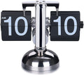 WoneNice Retro Digital Flip Down Clock -Battery Powered Internal Gear Operated by WoneNice