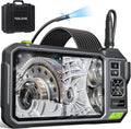 Triple Lens Borescope with 7" IPS Screen, Teslong 1080P HD Industrial Endoscope by Teslong