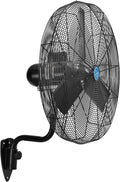 Continental Dynamics CD Premium 30" Oscillating Wall Mount Fan, TEFC Motor by Continental+Dynamics