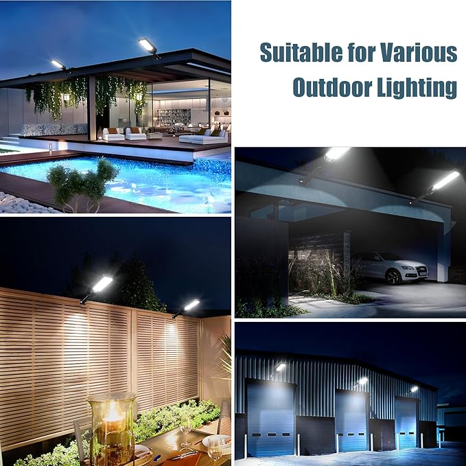 Solar Street Lights Outdoor Waterproof, 30000LM Dusk to Dawn Solar Lights - Image 6