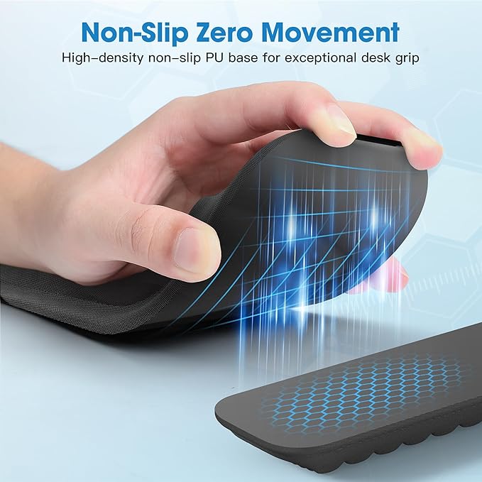 MEKASS Keyboard Wrist Rest, Soft Memory Foam Wrist Support - Image 4
