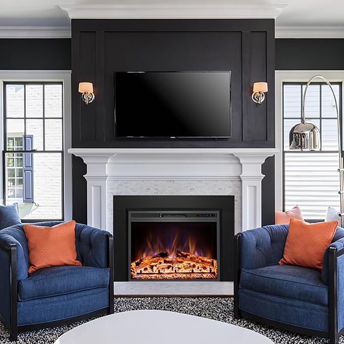 Trim Kit for 35.6" W x 27.5" H Electric Fireplace Inserts - Image 3