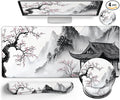 LIMKRIAN Japanese Ergonomic Mouse Pad Large Desk Mat Set, XXL Anime Mousepad by LIMKRIAN