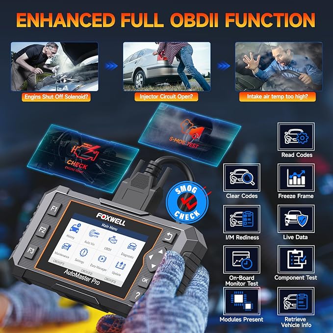 2026 FOXWELL NT614 Elite OBD2 Scanner - Image 4
