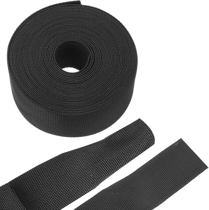MECCANIXITY Braided Cable Sleeves Heat Shrinkable Fabric Sleeving, 1 3/8" 26ft by MECCANIXITY