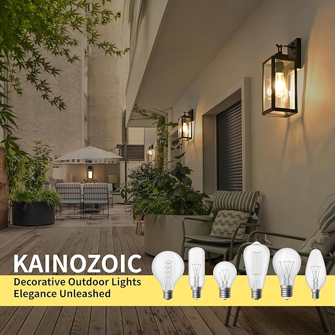 Kainozoic Motion Sensor Dawn to Dusk Outdoor Sensor Light Fixture Anti-Rust - Image 8