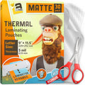 Matte Thermal Laminating Pouches, Matte Finish, 9 x 11.5 Inches 5 MIL Thickness by LaLlama