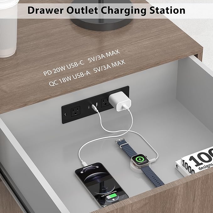 Furniture Drawer Outlet, Recessed Power Strip - Image 4