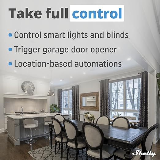 Shelly Blu Button Tough Black | Bluetooth-Operated Multi-Click Action and - Image 6