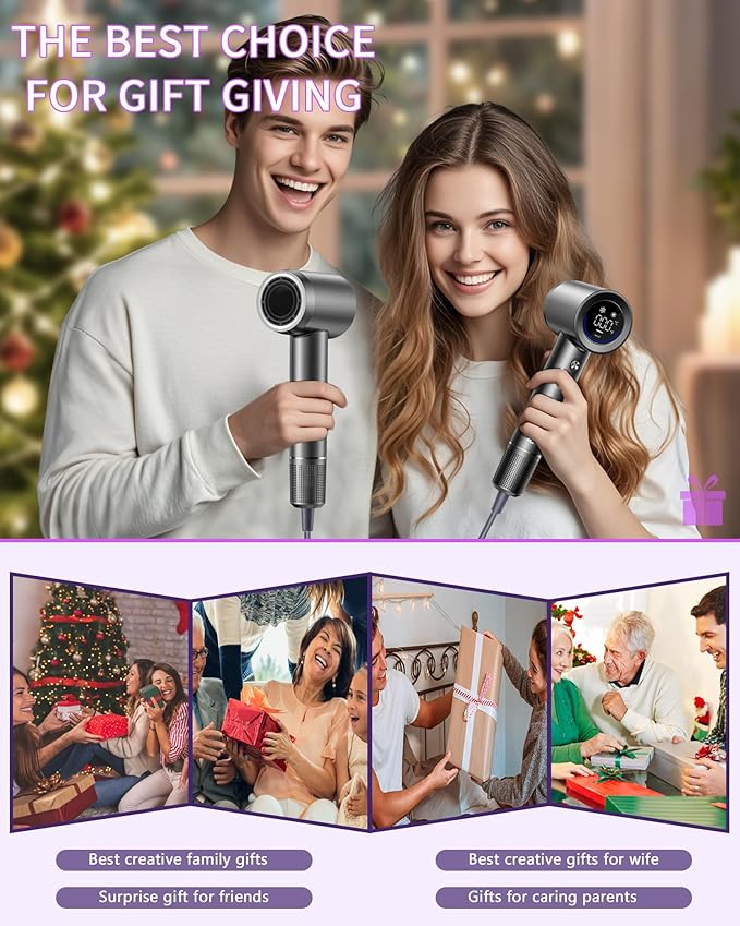 Hair Dryer, 15000RPM High Speed ​​Ionic Hair Dryer - Image 9