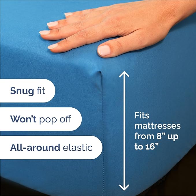 King Size 4 Piece Sheet Set - Image 3
