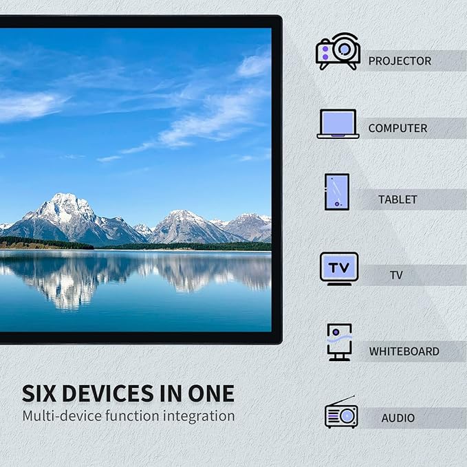 TouchWo 75" Touchscreen Monitor Smart Board, 4K Interactive Presentation - Image 3