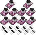 Weewooday 10 Pieces Electret Microphone Amplifier Adjustable MAX4466 Module by Weewooday