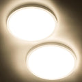 SunRider 2-Pack LED Flush Mount Ceiling Light Fixture, 3000K Warm White by SunRider