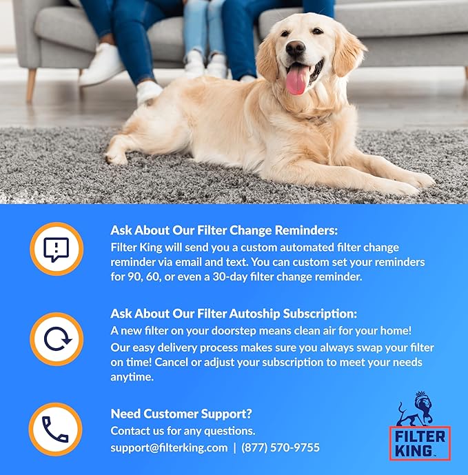 Filter King 7.5x17.5x1 Air Filter | 4-PACK | MERV 8 HVAC Pleated A/C Furnace - Image 5