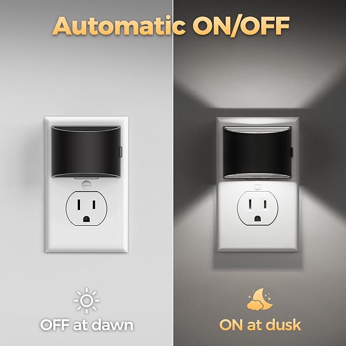 DORESshop LED Night Light, Night Lights Plug into Wall, Plug in Night Light - Image 3