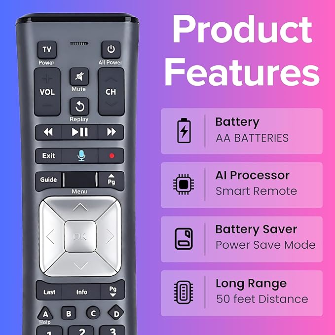 XR11 Xfinity Remote Control Replacement – Universal IR/RF Remote - Image 7