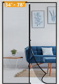 Yotache Magnetic Screen Door Fits Door Size 34 x 78, Screen Size 36" x 79" by yotache