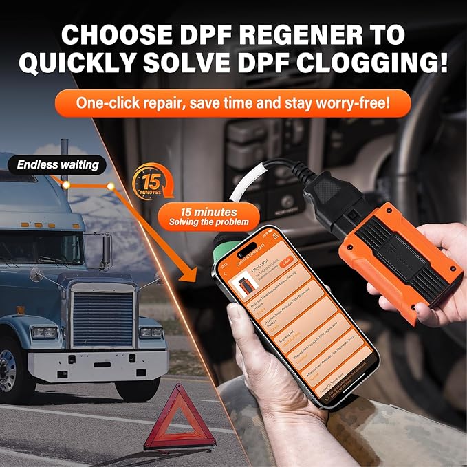 TopTekk Emergency DPF Regener Tools, DPF Regeneration and Reset Device - Image 3