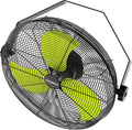 2600 CFM 14 inch Outdoor High Velocity Wall Mounted Fan, 3-Speed Metal Fans by Fanqiebros