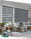 Yoolax Motorized Zebra Blinds Compatible by Yoolax