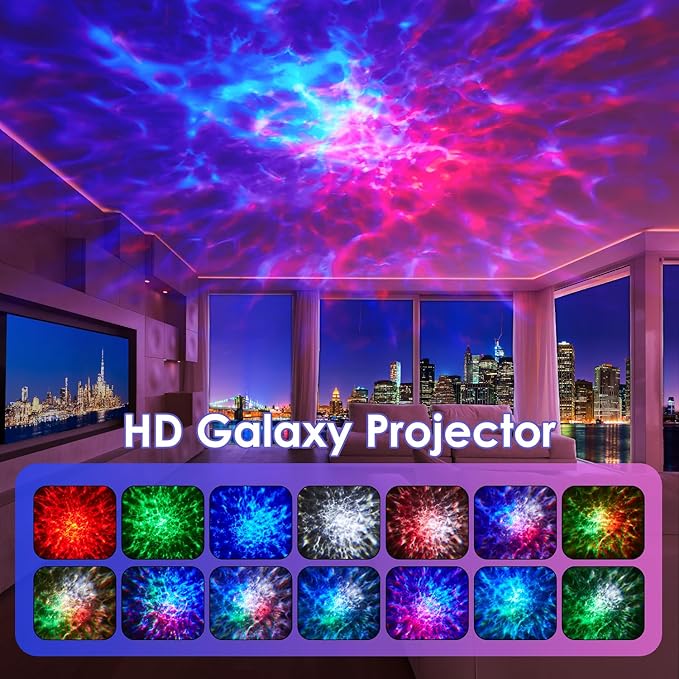 Galaxy Projector with HiFi Bluetooth Speaker & 15 White Noise Sounds - Image 2