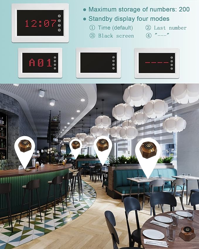 Restaurant Pager System Wireless Calling System - Image 7