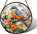 DASTOLL Stained Glass Window Hanging, and Mom 7.8 in by DASTOLL