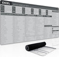 Baziabbo Office Desk Mat, Excel Cheat Sheet Keyboard Mat, Excel Shortcut Desk by Unknown